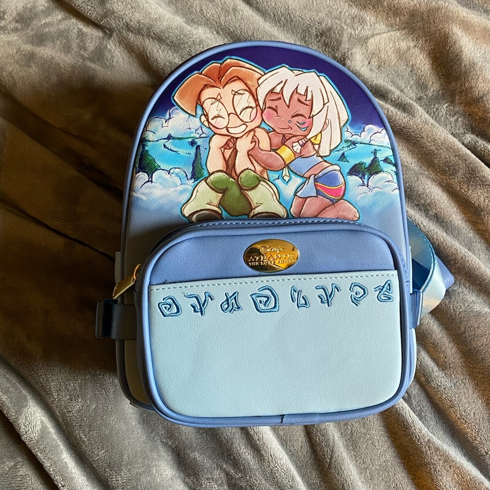 NEON TUESDAY Chibi Atlantis Mini Backpack with Removable Fanny Pack